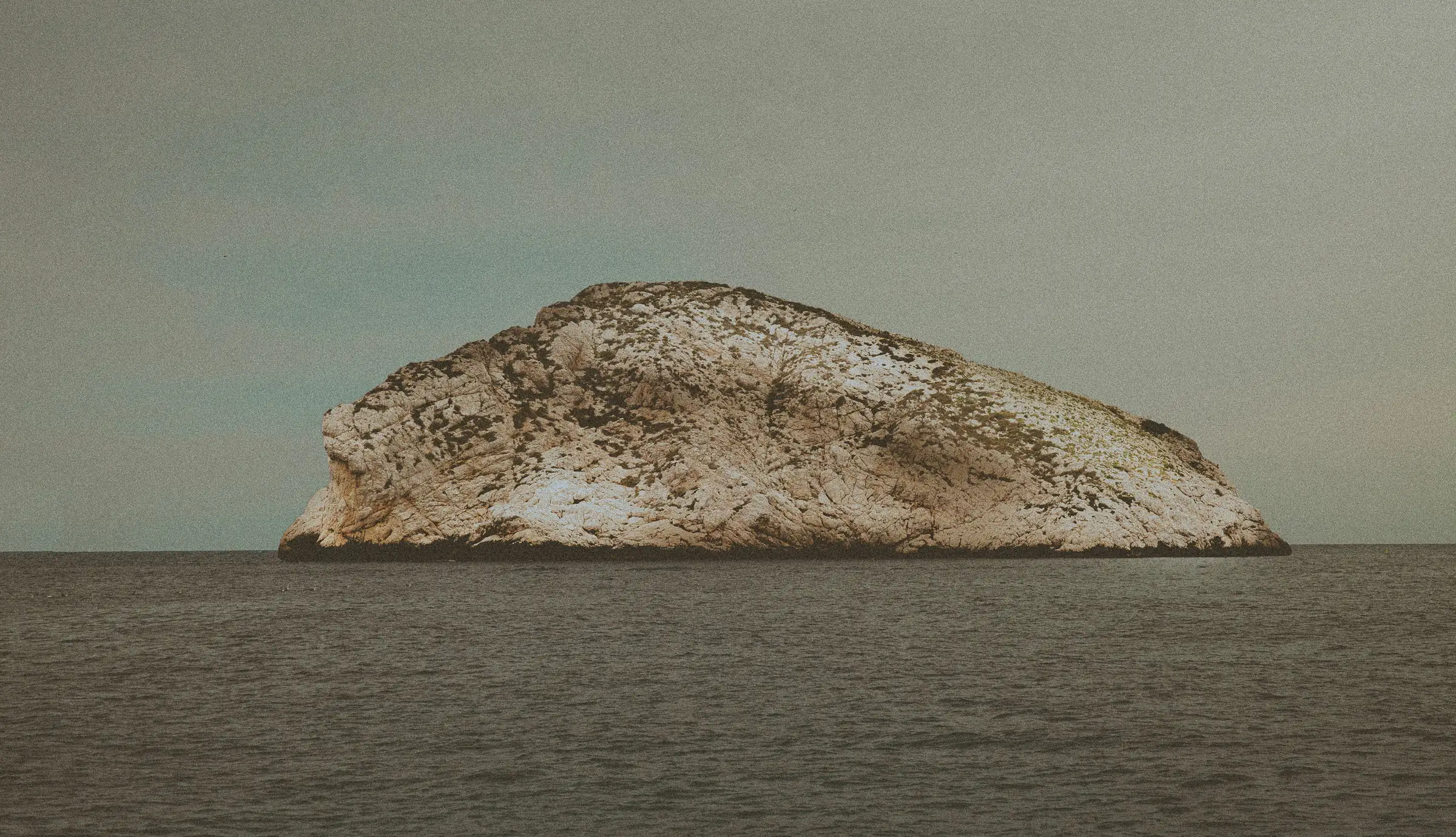 Calanque, photographie rétro, Marseille